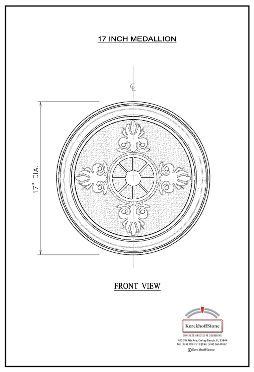 17 Inch Medallion