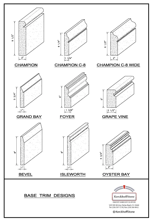 Base Trim Designs