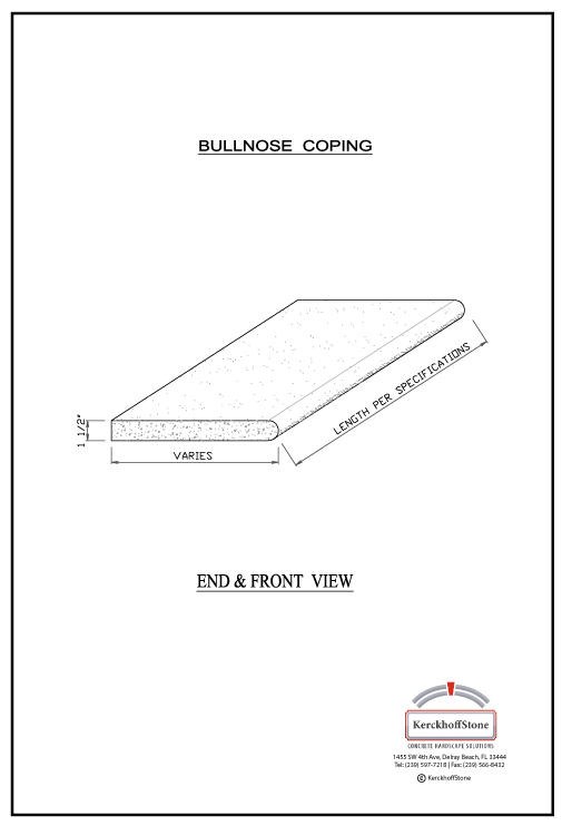Bullnose Coping